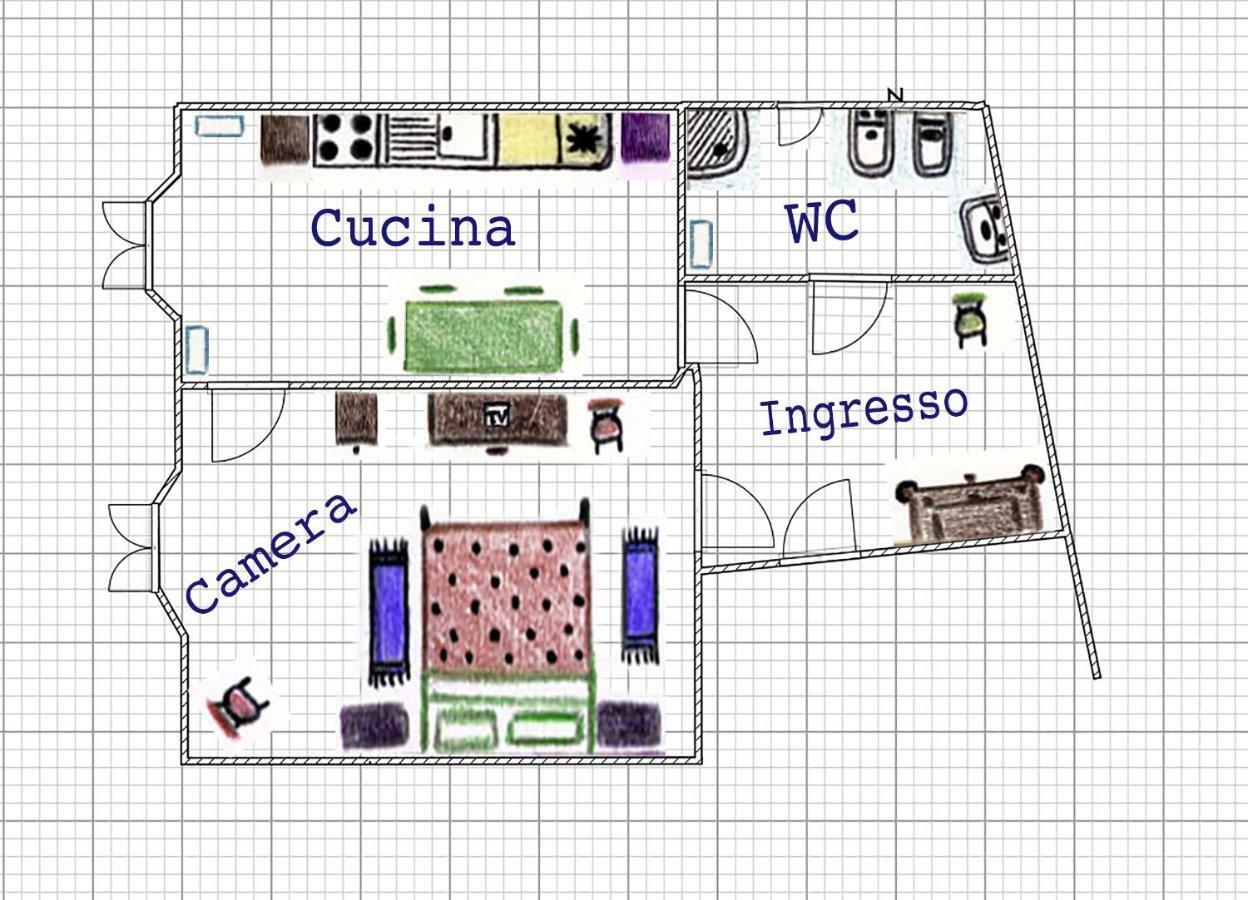 コルトーナCasa Quintaniアパートメント エクステリア 写真